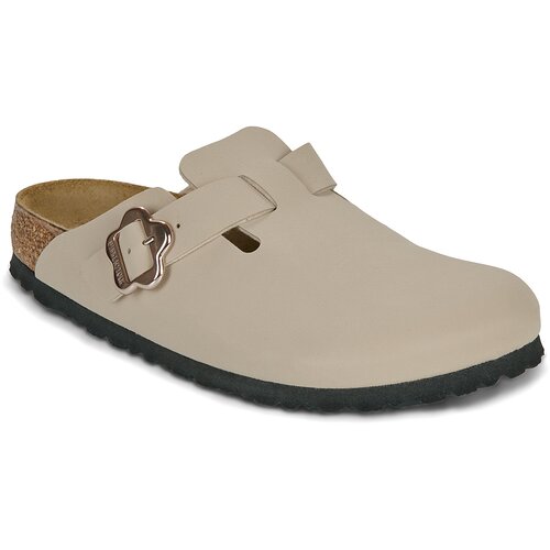 Birkenstock Boston Kids Flower Buckle Bež Cijene
