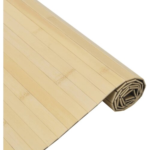  Tepih Pravokutni Svijetli Prirodni 100x100 cm Bambus Slike