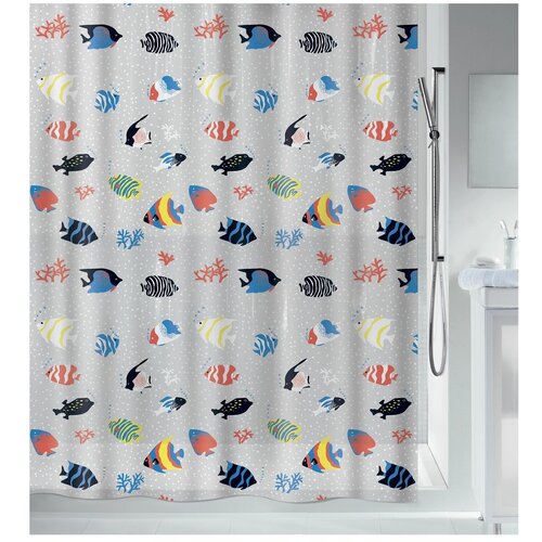 Spirella Zavesa za tuš 180x200 cm Fish – Cene