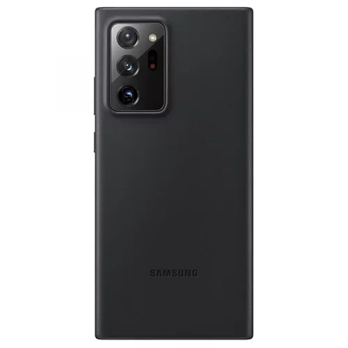Samsung original usnjen ovitek EF-VN985LBE za Galaxy Note 20 Ultra N985 - zaščita zadnjega dela - črna