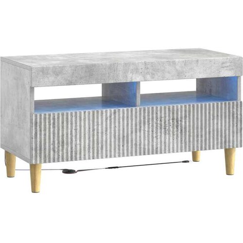 vidaXL LED TV kabinet ARNHEM 81 x 35 x 43 cm Betonska siva - Betonska siva Cene