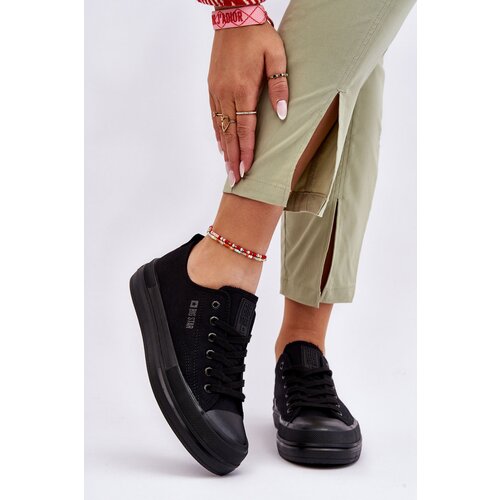 Big Star Low Laced Sneakers Big Star LL274967 Black Cijene