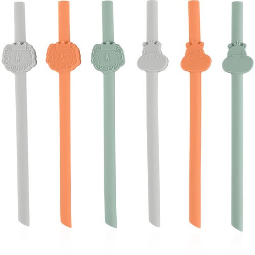 Chicco Straws Cannucce silikonska slamica 12m+ 6 kos Cene