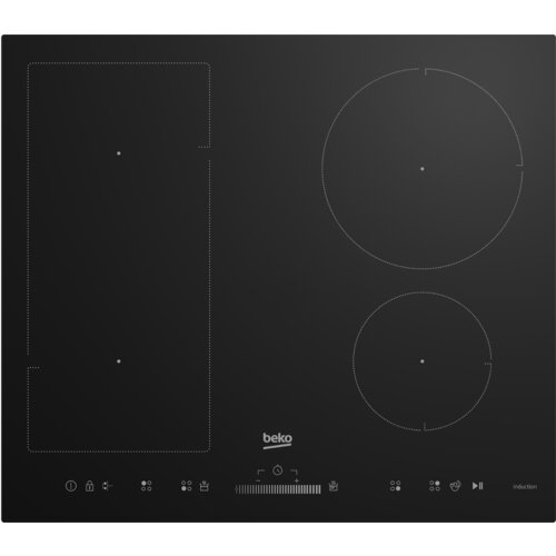 Beko e)-Beko HII64500UFT ploča šporeta Crno Ugrađeno 58 cm Indukcijska ploča sa zonama za kuvanje 4 zona( Slike