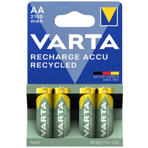 Varta Recycled Ready to Use Mignon (AA) akumulator NiMH 2000 mAh 1.2 V 4 kosi, (20431071) Cene