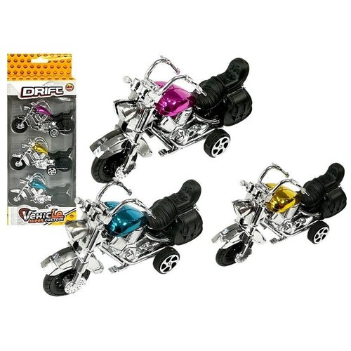  Set motorića za igru u 3 boje - Chopper Slike