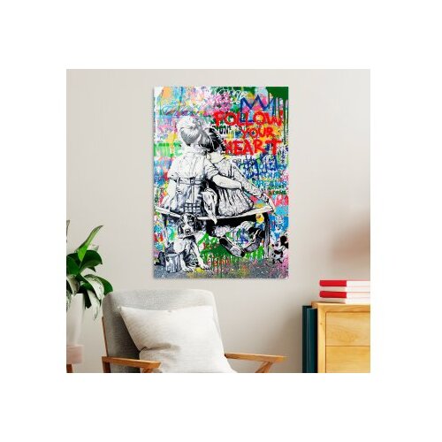 Wallxpert Slika od kaljenog stakla 70x100cm Slike