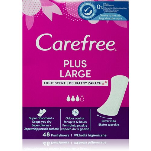 Carefree Plus Large Light Scent dnevni ulo&amp;scaron;ci 48 kom Slike