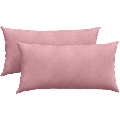 vidaXL Blazine za kavč 2 pcs Roza 80 x 40 cm Žametna tkanina, (5000083935) Cene