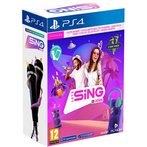 Lets Sing 2025 z dvema mikrofonoma (PS4) Cene
