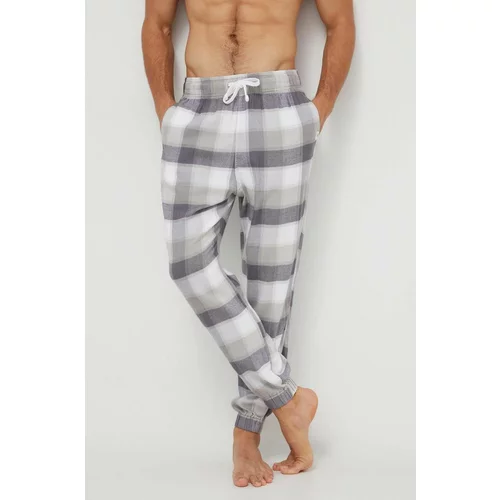 Hollister Co. Spodnji del pižame 2-pack moški, siva barva