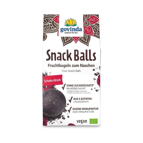 Govinda Snack Balls čokolada češnja, bio Cene