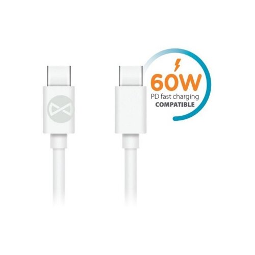 Forever Flexible kabal (USB-C-C) 1m 60W beli ( 21284 ) Cene