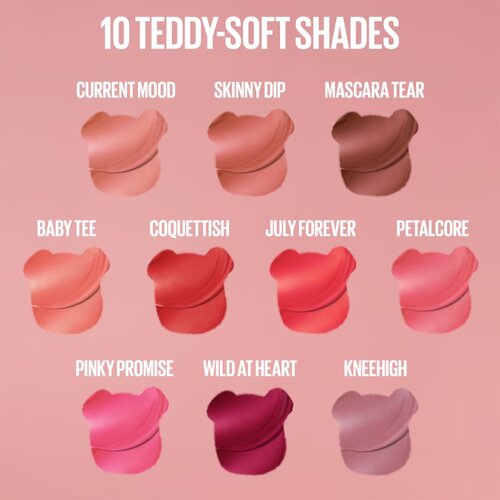 Maybelline Teddy Tint dolgoobstojna &amp;scaron;minka z mat učinkom odtenek 30 Coquettish 5 ml Slike
