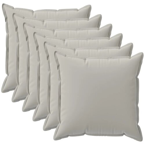  Presvlaka za jastuk 6 kom. HOUTEN Siva 50 x 50 cm Poliester - Siva 50 x 50 cm 6 Cijene