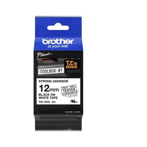 Brother Originalna traka za printer za naljepnice TZE-S231 12mm crno na bijelo Cijene