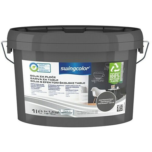 SWINGCOLOR Boja za &amp;scaron;kolsku ploču (Antracit, 1 l) Slike