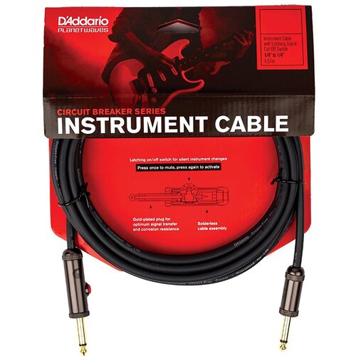 D&amp;#039;Addario Planet Waves PW-AGL-10 Črna 3 m Ravni - Ravni Slike