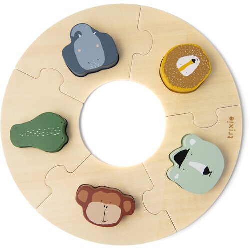 Trixie lesene puzzle v krogu Cene