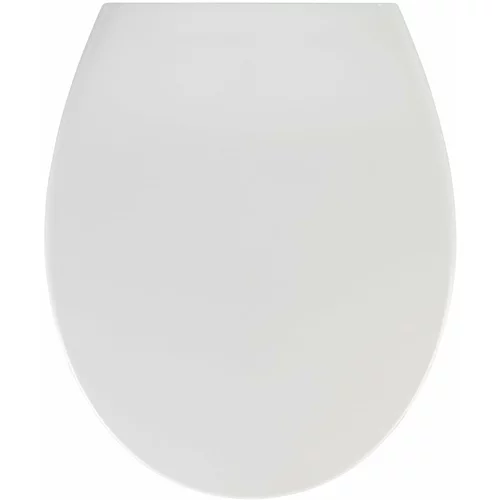 Wenko bijelo wc sjedalo s lakim zatvaranjem wenkoo samos, 44.5 x 37.5 cm