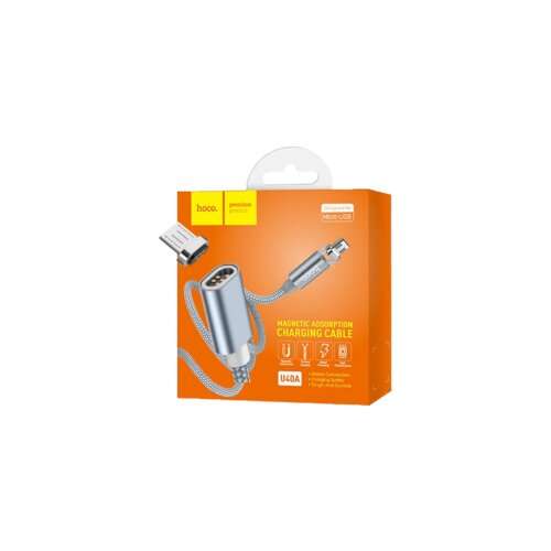 Hoco. U40A Magnetic microUSB Slike