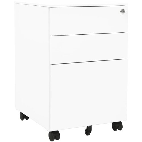  Mobilni ormarić za spise bijeli 39 x 45 x 60 cm čelični Cijene