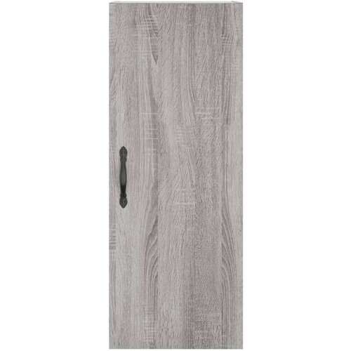 VidaXL Visoka komoda siva sonome 34 5x34x180 cm od konstruiranog drva Slike