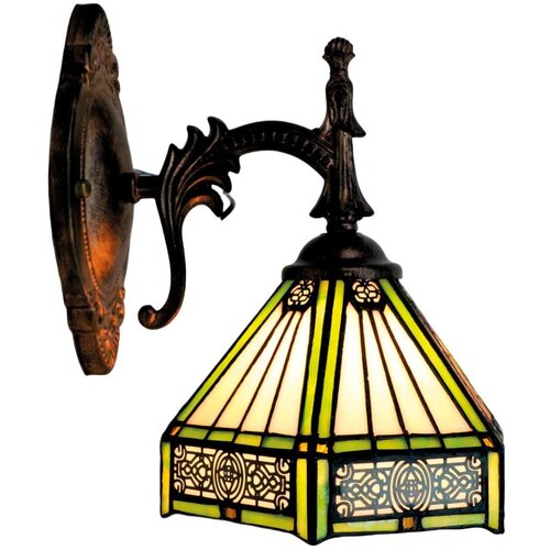 Brilagi Tiffany vitražna zidna lampa EMERALD 1xE14/40W/230V Slike