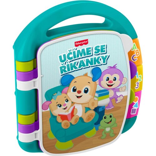 Fisher Price Musical Book Czech Version kontrastna izobraževalna knjiga 1 kos Slike