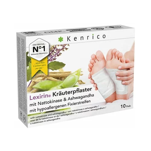 Kenrico Lexirin® biljni flaster s natokinazom i ashwagandom - 10 Komadi