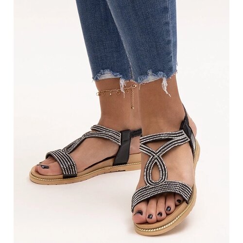 D/CEO Black sandals on a block heel Millo Cene