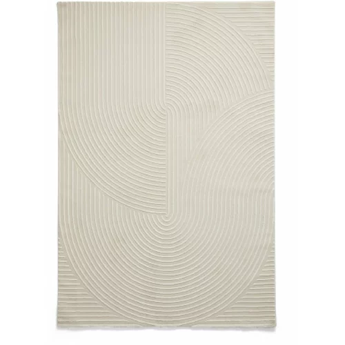 Think Rugs Krem periv tepih od recikliranih vlakna 120x170 cm Flores –