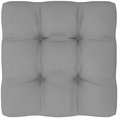vidaXL Blazina za kavč iz palet siva 60x60x10 cm