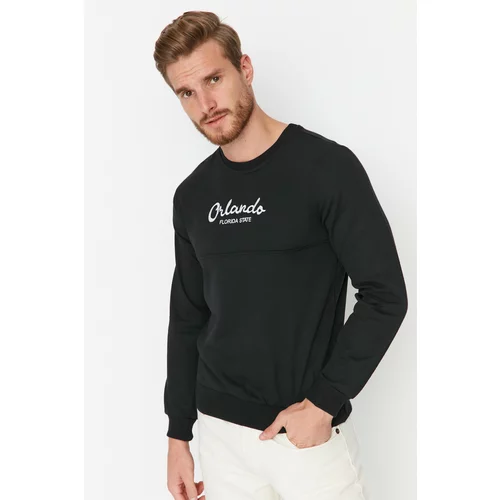 Trendyol Men's Knitted Regular Fit Crew Neck Sweatshirt