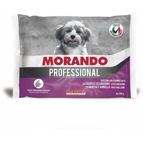 Morando dog multi pack adult jetra & divljač i pačetina & jagnjetina 4x100g Cene