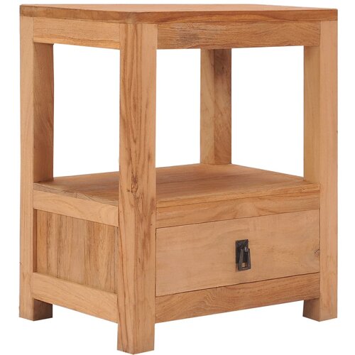 The Living Store Nočna omarica 40x30x50 cm trdna tikovina - Nočna Omarica, (21432965) Slike