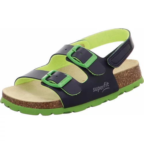 Superfit Odprti čevlji zelena / črna
