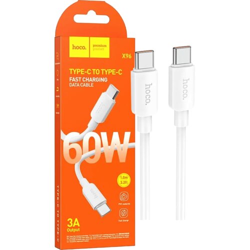 hoco. USB kabel za pametni telefon, tip C, 60 W, bela - X96 Hyper, 60W, White Cene
