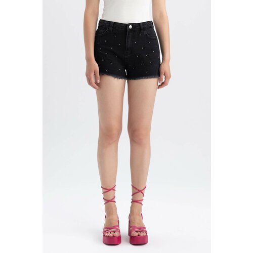Defacto Normal Waist Cut Ended Trousers Short Cene