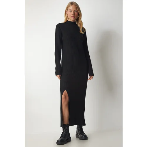  Dress - Black - Wrapover