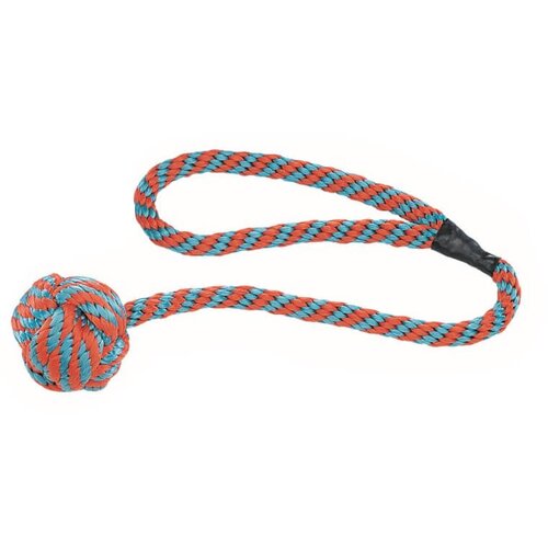 Nobby pletena, plavajoča žoga z vrvjo - 60 cm Slike
