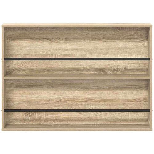 Polica za časopise s policom Sonoma hrast 100 x 12 x 70 cm Slike
