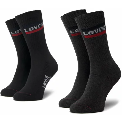Levi's Čarape tamo siva / crvena / crna / bijela
