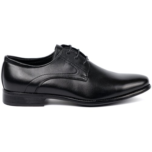 Shelvt Elegant men's shoes in classic black and gloss Cene