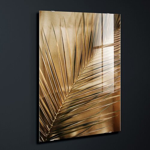 Styler Tiskana staklena slika 80x120 cm Gold Palm &amp;ndash; Slike