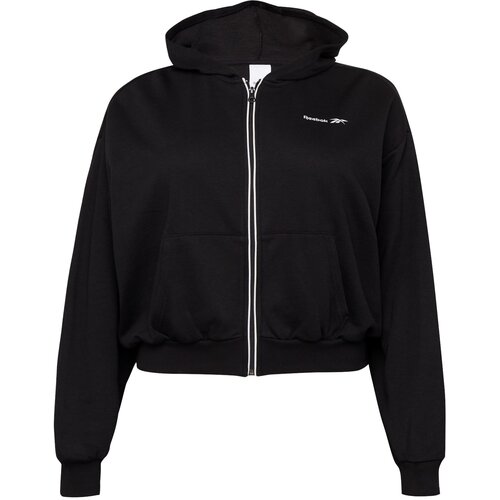 Reebok Sportski gornji dio trenirke crna / bijela Cene