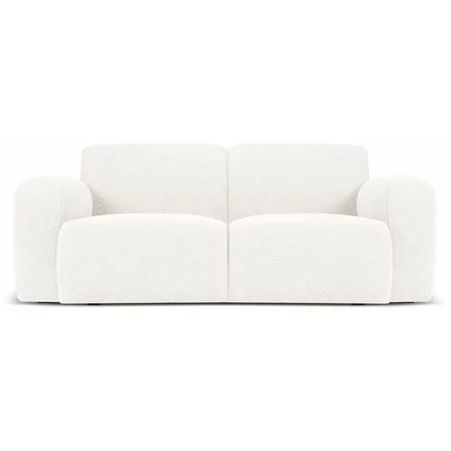 Micadoni Home Bijela sofa od bouclé tkanine 170 cm Molino –