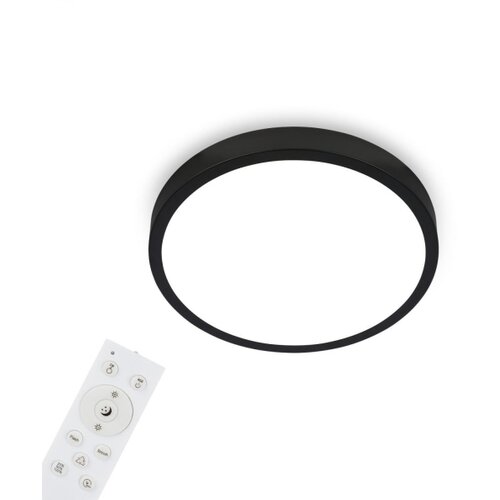 BRILONER 3709-015 - led rgbw prigu&amp;scaron;iva plafonska lampa LED/22W/230V crna + daljinski upravljač Slike