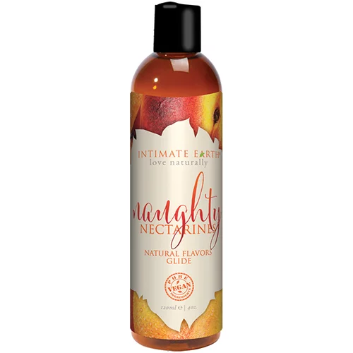 Intimate Earth Lubrikant s okusom - Natural Flavors Naughty Peaches, 120 ml
