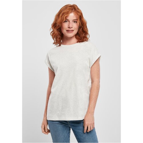 Urban Classics Women's T-shirt with extended shoulder light grey Slike